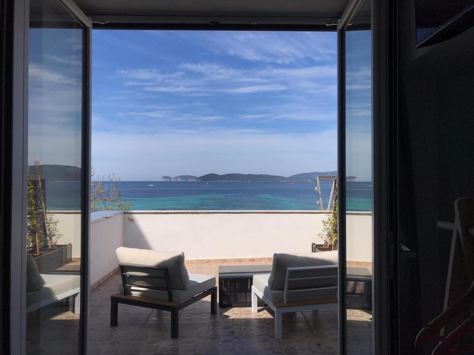 Giosuero Beach Alghero Bagian luar foto